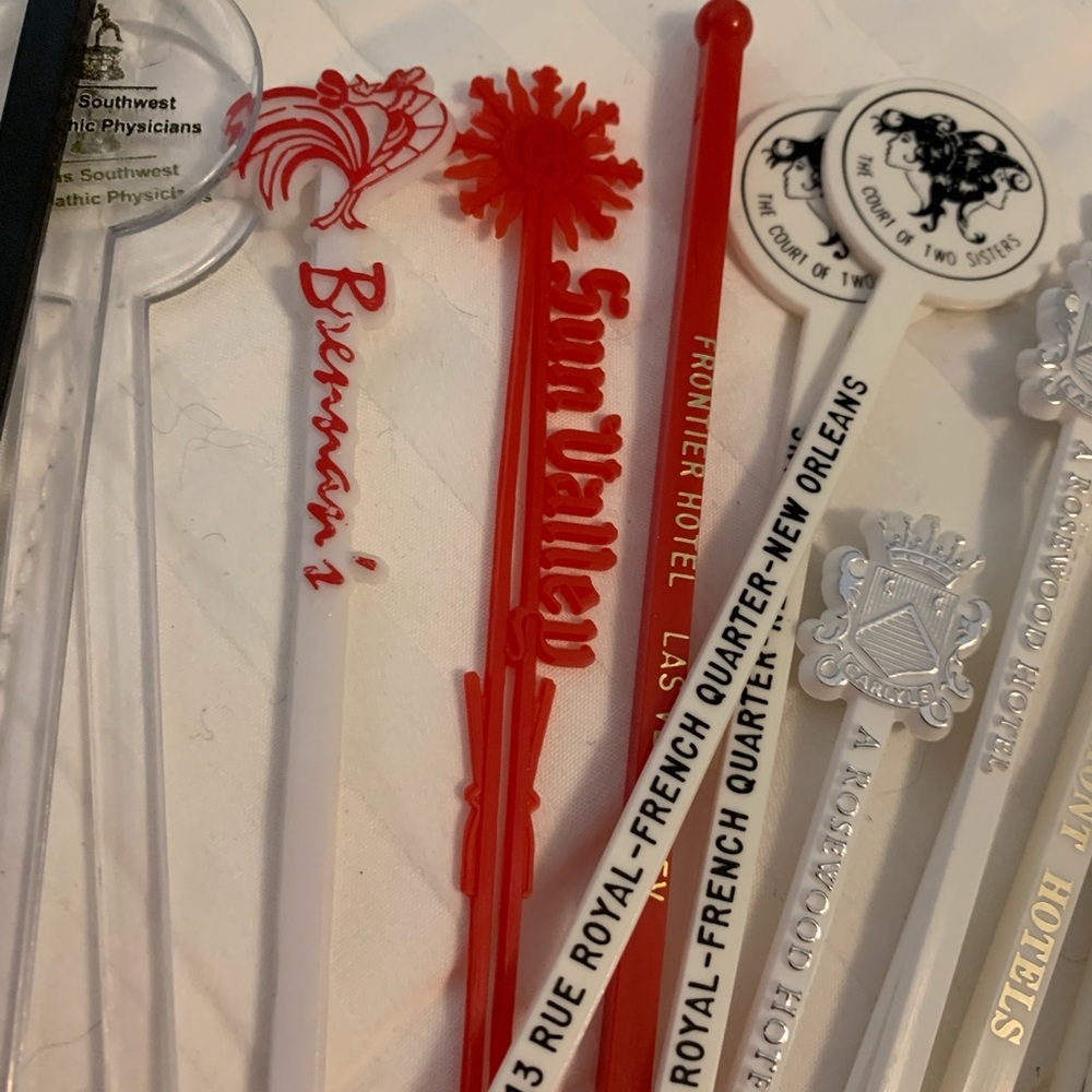 Assorted Colorful Swizzle Sticks Set - Picture 2 of 5